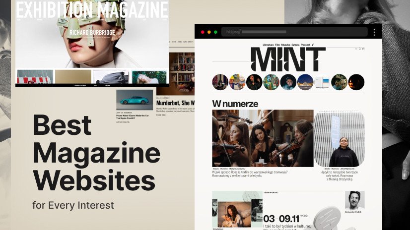 Best Magazine Portal Websites for Every Interest by HtmlBurger